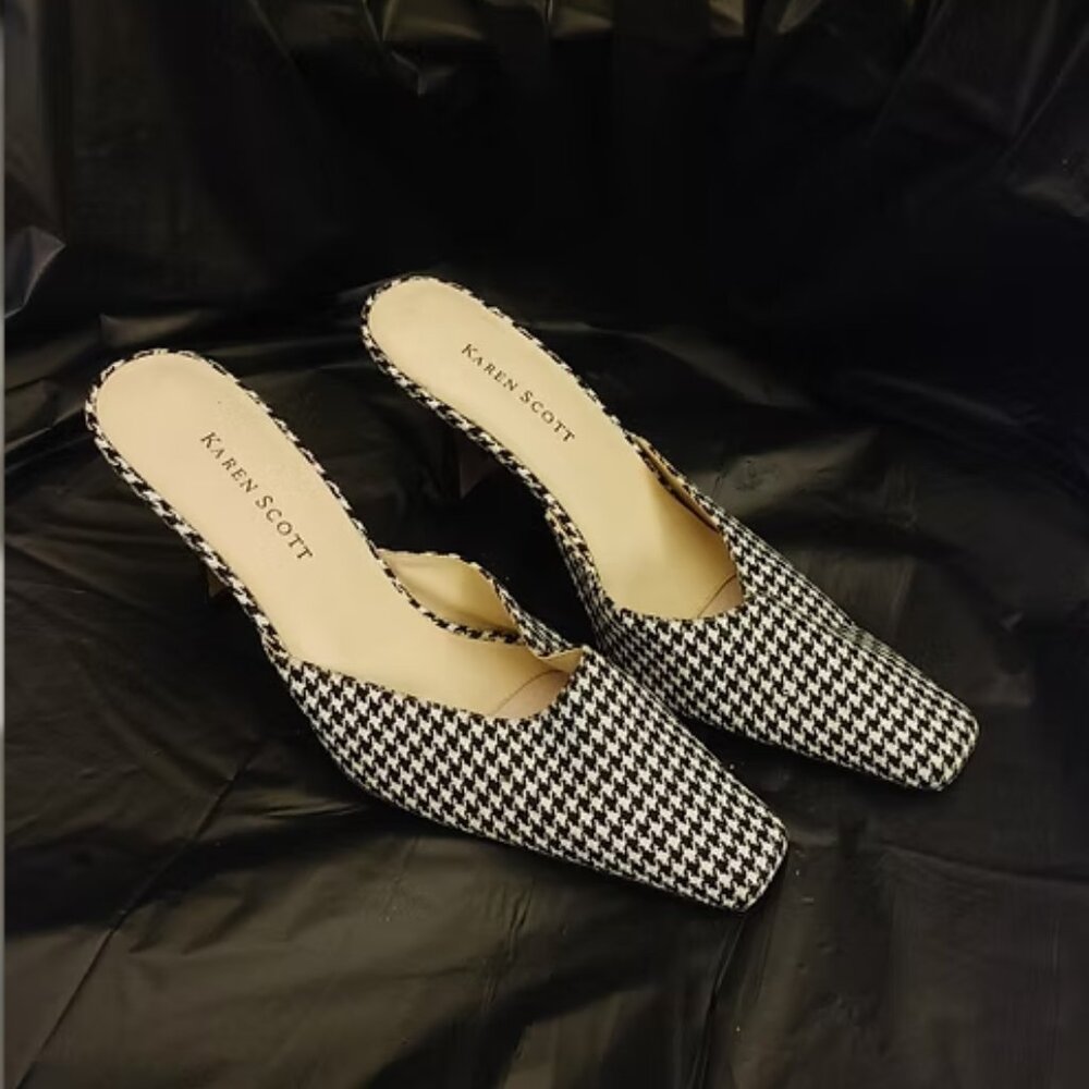 Karen Scott Houndstooth Slip On